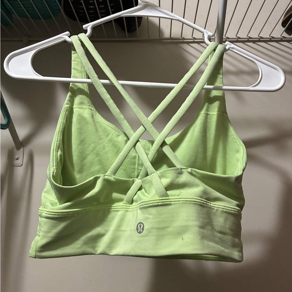 lululemon athletica Light Green Sports Bra